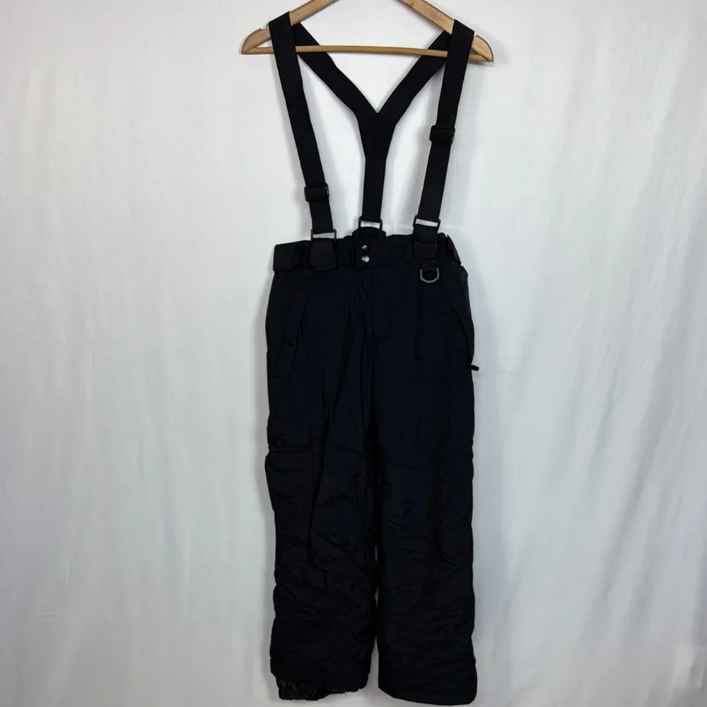 Sport Essentials Jr. Suspender Snow Pants Size‎ 14 Black Kids